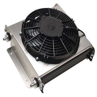 Derale 13870 Hyper-Cool Extreme Remote Mount Fluid Cooler,Black