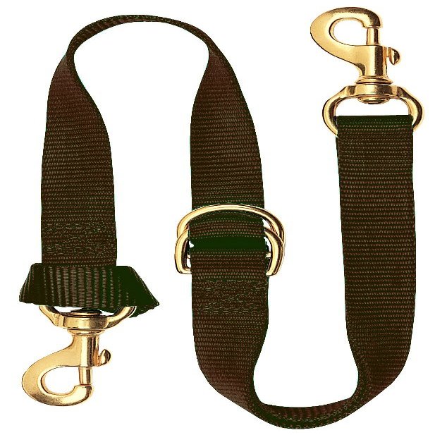 Weaver Leather Deluxe Nylon Tie Down Strap, Brown, 5/8"