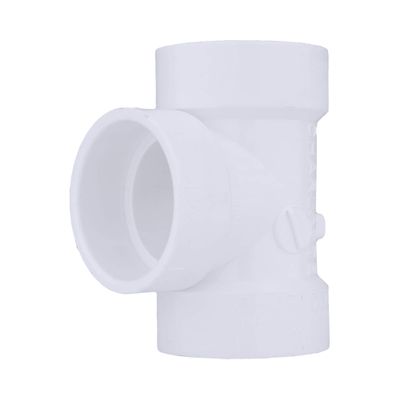 CHARLOTTE PIPE 1 1/2 DWV Vent TEE All HUB DWV (Drain, Waste and Vent) (1 Unit Piece)