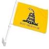 Don't Tread On Me Gadsden Car Flag 8" x 13" view 1