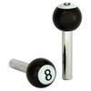AUTOSTYLE DoorPins 8-Ball Black 2pcs view 1