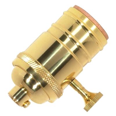 Satco 80-1058 On-Off Turn Knob Socket, Color