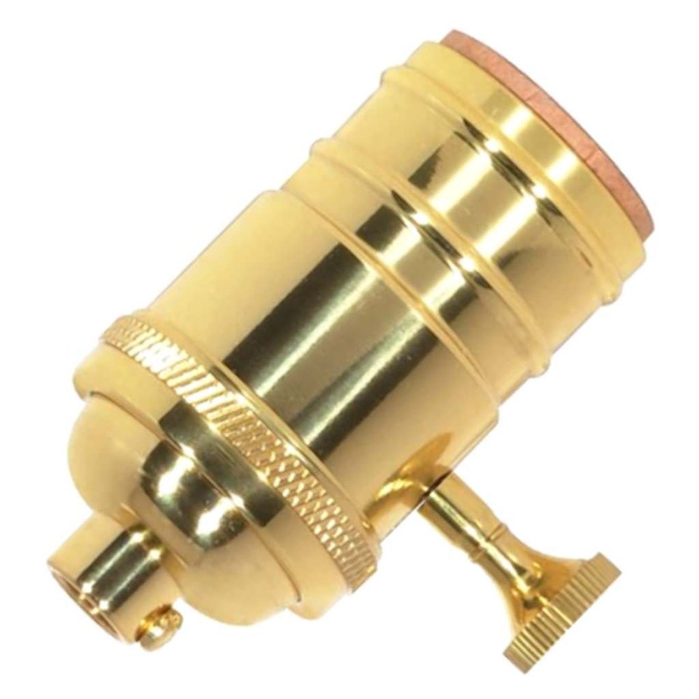 Satco 80-1058 On-Off Turn Knob Socket, Color