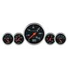 Auto Meter 1411 Designer Black Fuel/Oil/Speedo/Volt/Water 5 Gauge Set view 1