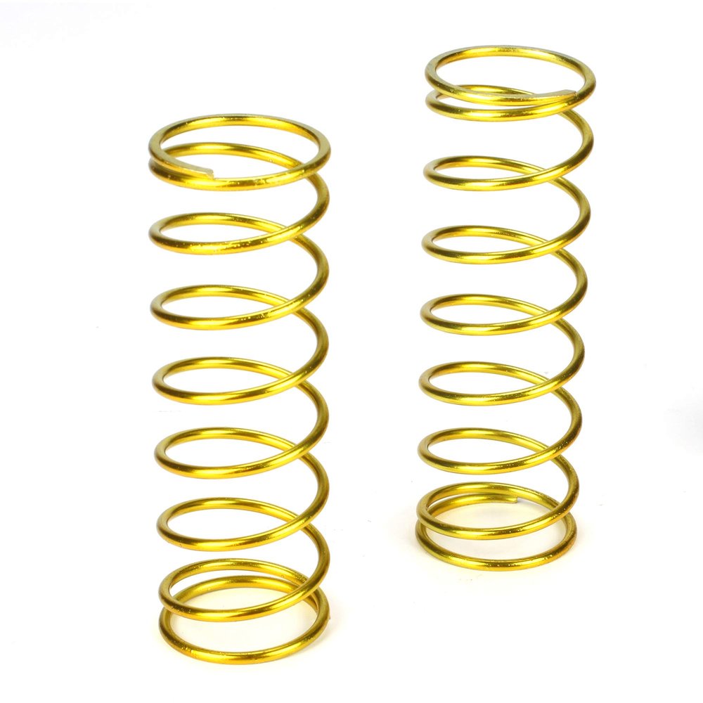 Losi Front Springs 10.3 lb Rate, Gold (2): 5IVE-T, LOSB2964
