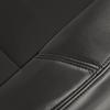Coverking Custom Fit Front 50/50 Bucket Seat Cover for Select Ford Models - Premium Leatherette Solid (Charcoal Gray) view 4