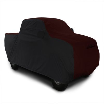 Coverking Custom Fit Car Cover for Select Chevrolet Silverado 2500 HD Models - Stormproof (Wine with Black Sides)