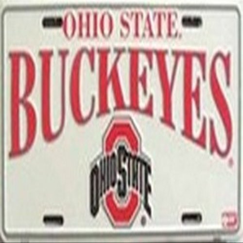 Ohio State Buckeyes Aluminum Auto License Plate Car Truck Tag Metal Sign New
