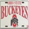 Ohio State Buckeyes Aluminum Auto License Plate Car Truck Tag Metal Sign New view 1