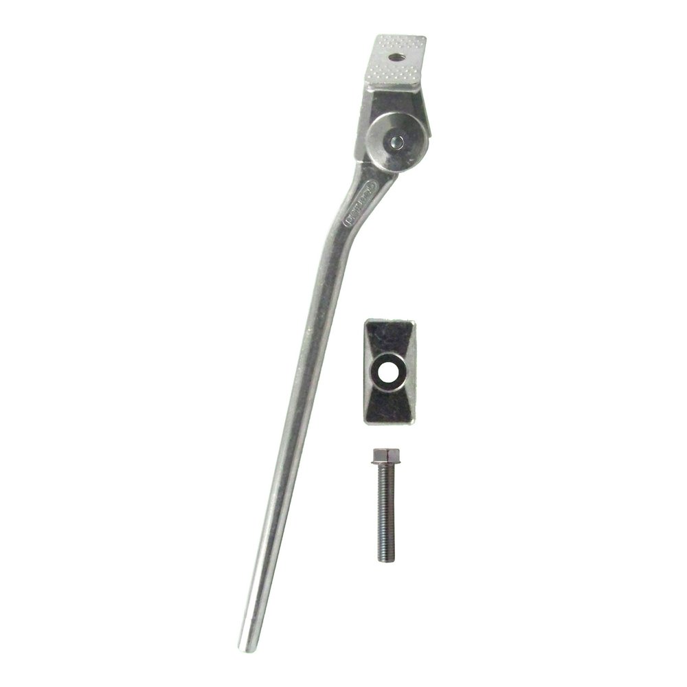 Greenfield KS2C Kickstand, 285 mm, Brushed Aluminum Finish