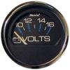 Faria Chesapeake Black Stainless Steel Gauges - SS BLK Volt Meter - Voltmeter (10-16 VDC) (13705) view 1