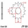 JT Sprockets JTF520.14 14T Steel Front Sprocket view 2