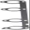 Elring 049.930 Gasket, exhaust manifold view 1