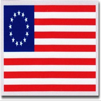 Flagline Betsy Ross - Auto Decal