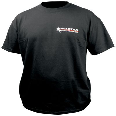 Allstar Performance ALL99902XXL Black XX-Large T-Shirt with Logo Front and Back