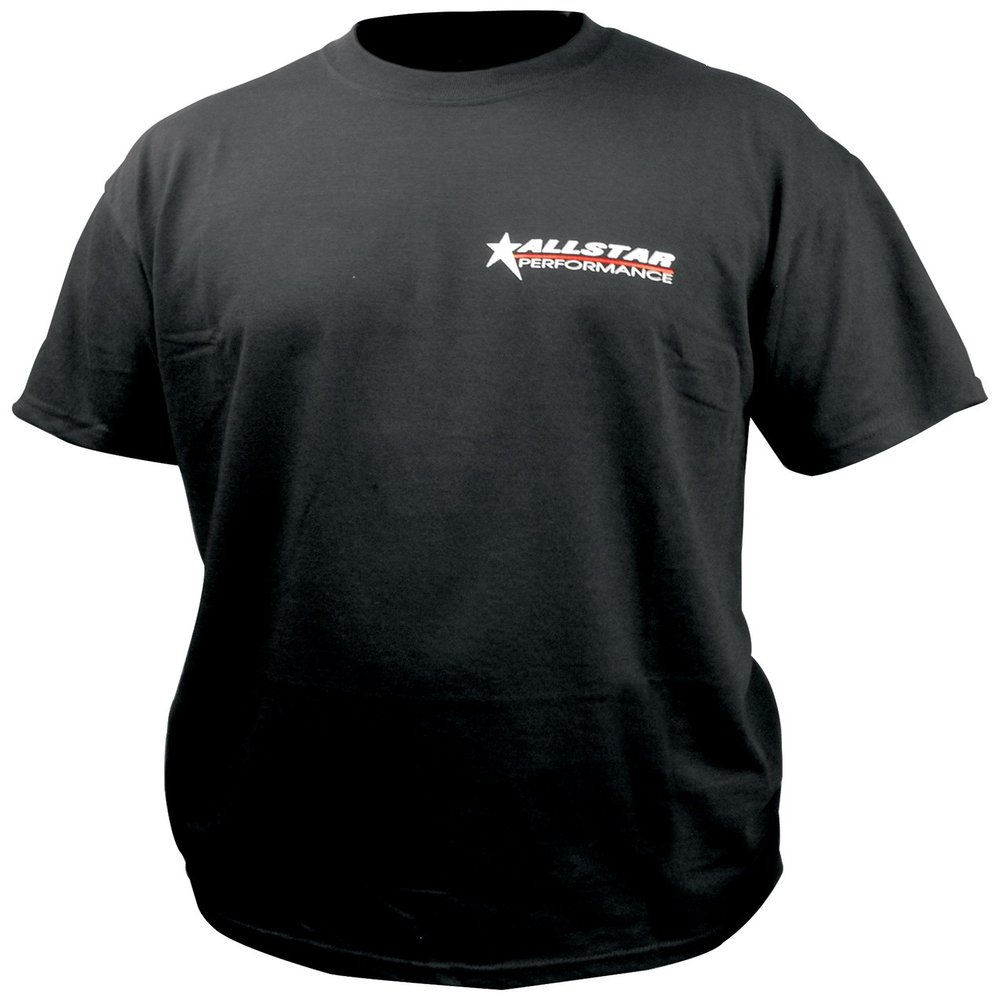Allstar Performance ALL99902XXL Black XX-Large T-Shirt with Logo Front and Back