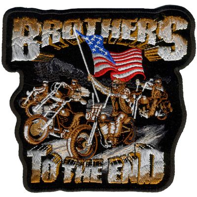 Hot Leathers Brothers Til The End (5" Width x 5" Height)
