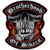 Hot Leathers Brotherhood Of Bikers Patch (4" Width x 4" Height) view 1