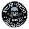 Hot Leathers PPA5950 Homeland Security 2nd Amendment Support Patch (4" Width x 4" Height) view 1