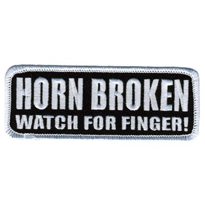 Hot Leathers Horn Broken... (4" Width x 2" Height)