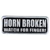 Hot Leathers Horn Broken... (4" Width x 2" Height) view 1
