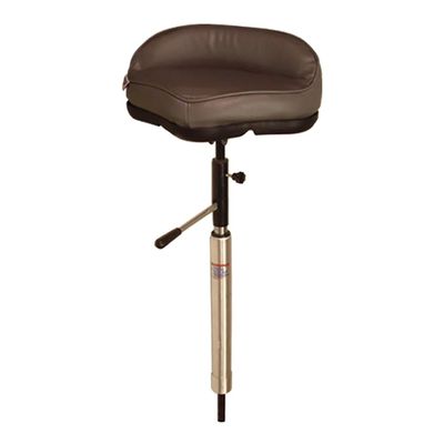 Springfield 1631037 Power-Rise Stand-Up Pedestal and Seat for Kingpin Base - 23.5" to 30.5" Height