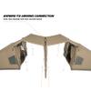 Oztent RV-3/RV-3 Plus/RV-4 Awning Connector, Zip-On Tent Connector with Integrated Gutter System for Connecting Compatible Oztent Tents view 2