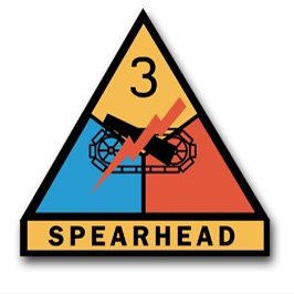 3.8" US Army 3rd Armored Division Decal Sticker