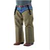 Crackshot Snake Chapz - Snake Chaps (Khaki Tan, Regular) view 3