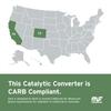 MagnaFlow Catalytic Converter 444074: 2"/2" Inlet/Outlet, California Grade, Universal Fit (CARB Compliant) view 3