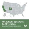 MagnaFlow Catalytic Converter 441454: 2"/2" Inlet/Outlet, California Grade, Universal Fit (CARB Compliant) view 3
