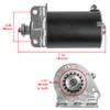Caltric Starter Compatible with John Deere 18 18Hp Sabre 1842Gv 1842Hv 1846Hms Briggs & Stratton All view 2