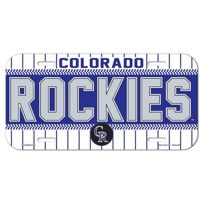 MLB Colorado Rockies License Plate