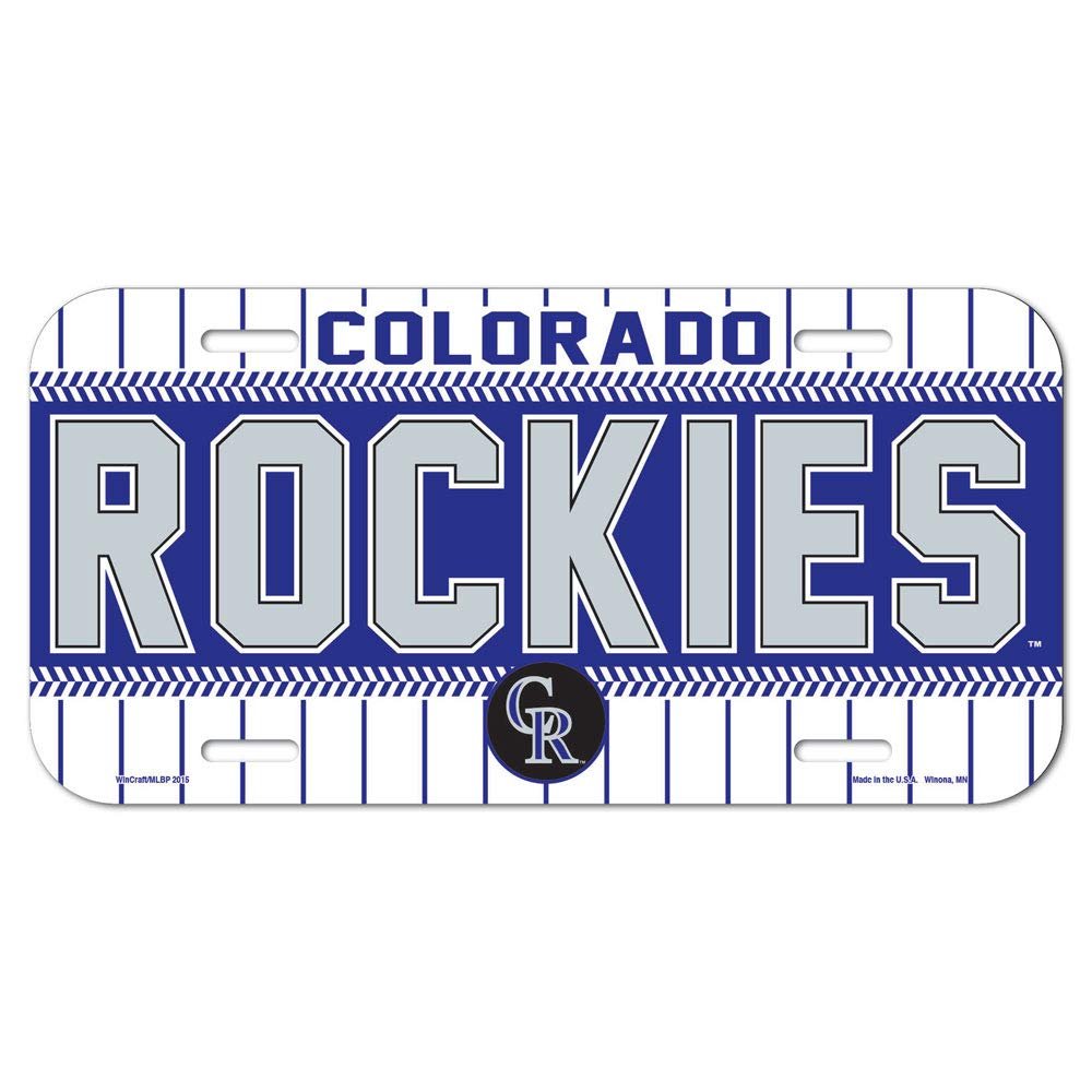 MLB Colorado Rockies License Plate