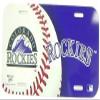 MLB Colorado Rockies License Plate view 2