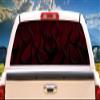 SignMission Dark Flames Rear Window Graphic Back Truck Decal SUV View Thru Vinyl view 1