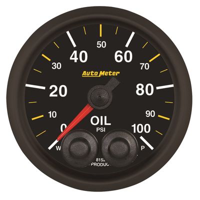 AUTO METER 8152-05702 Gauge, Oil Press, 2 1/16", 100Psi, Stepper Motor W/Peak & Warn, Nascar Can