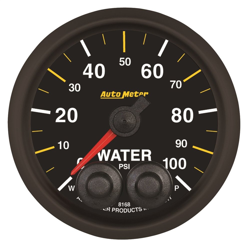 AUTO METER 8168-05702 Gauge, Water Press, 2 1/16", 100Psi, Stepper Motor W/Peak & Warn, Nascar Can