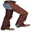 Weaver Leather Shotgun Full Grain Leather Work Chaps, Brown, Large view 1