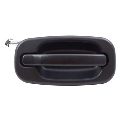 AutoandArt Brock Replacement Passengers Rear Outside Outer Textured Door Handle Compatible with 01-06 Silverado Sierra Crew Cab Pickup Truck
