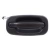 AutoandArt Brock Replacement Passengers Rear Outside Outer Textured Door Handle Compatible with 01-06 Silverado Sierra Crew Cab Pickup Truck view 1