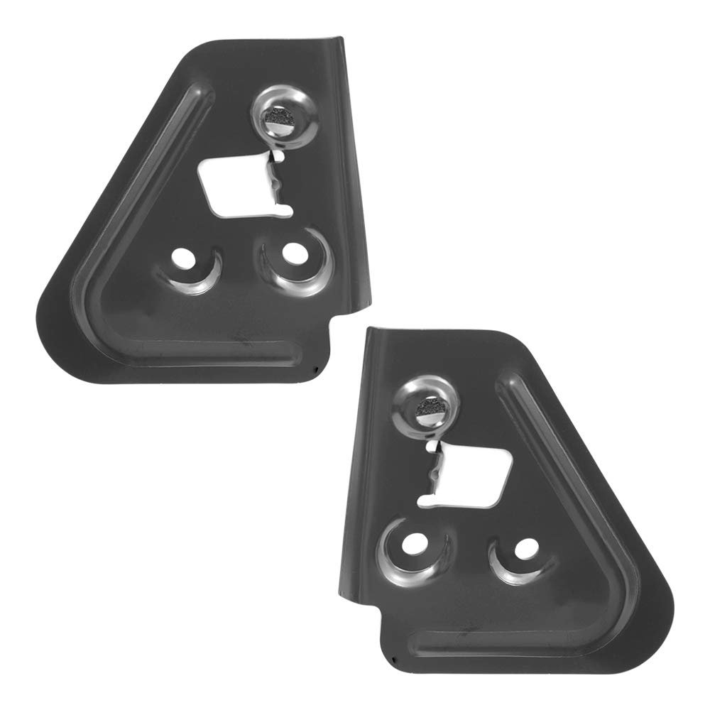Brock Replacement Pair Flip-Up Manual Towing Mirror Mounting Bracket Kits Compatible with 55075444