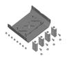 MORryde RPB77006 Goose neck Adapter Kit , Black view 4