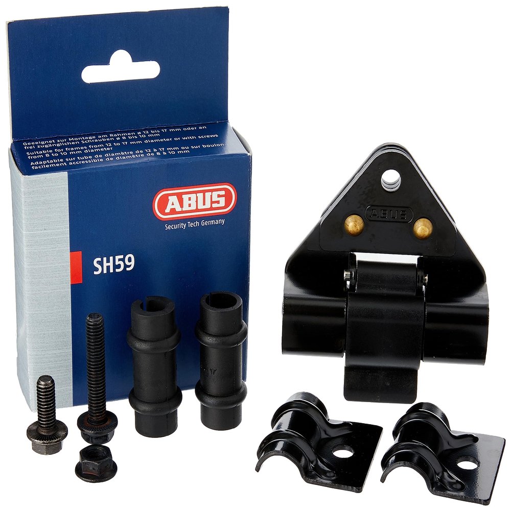 ABUS SH 59 Holder - Lock Holder for Transporting the Granit Extreme 59 U-Lock, Black