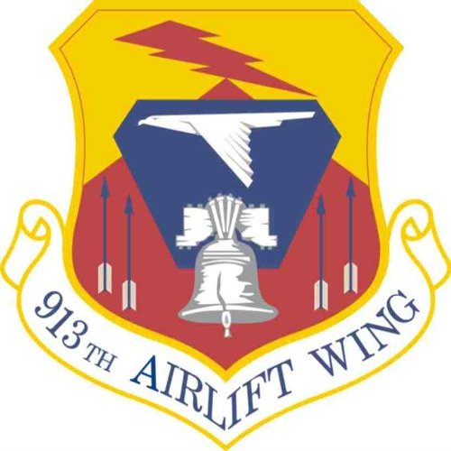 US Air Force 913th Airlift Wing Decal Sticker 3.8"