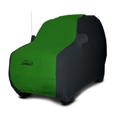 Coverking Custom Fit Car Cover for Select Nissan Xterra Models - Satin Stretch (Synergy Green with Black Sides)