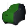 Coverking Custom Fit Car Cover for Select Nissan Xterra Models - Satin Stretch (Synergy Green with Black Sides) view 1