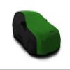 Coverking Custom Fit Car Cover for Select Chrysler Town and Country Models - Satin Stretch (Synergy Green with Black Sides) view 1