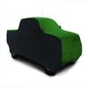 Coverking Custom Fit Car Cover for Select Toyota Tacoma Models - Satin Stretch (Synergy Green with Black Sides) view 1