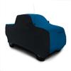 Coverking Custom Fit Car Cover for Select GMC Sierra 1500 HD Models - Satin Stretch (Grabber Blue with Black Sides) view 1